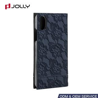 Кожаный флип чехол для iPhone X