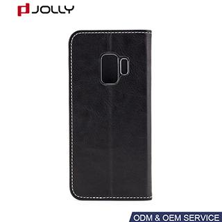 Кожаный чехол для Samsung Galaxy S9, защитный флип чехол